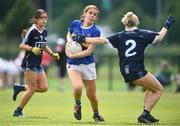 5 July 2022; Action from the match between Tipperary and Dublin Fingal during the LGFA National Under 17 Player Development Programme Festival Day at the GAA National Games Development Centre in Abbotstown, Dublin. Photo by David Fitzgerald/Sportsfile