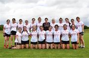 5 July 2022; The Cork White team during the LGFA National Under 17 Player Development Programme Festival Day at the GAA National Games Development Centre in Abbotstown, Dublin. Photo by David Fitzgerald/Sportsfile