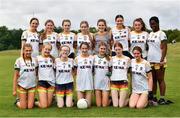 5 July 2022; The Meath Tara's team during the LGFA National Under 17 Player Development Programme Festival Day at the GAA National Games Development Centre in Abbotstown, Dublin. Photo by David Fitzgerald/Sportsfile