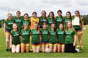 5 July 2022; The Meath Tailteann's team during the LGFA National Under 17 Player Development Programme Festival Day at the GAA National Games Development Centre in Abbotstown, Dublin. Photo by David Fitzgerald/Sportsfile