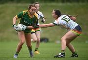 5 July 2022; Action from the plate final between Meath Na Boinne and Meath Royals during the LGFA National Under 17 Player Development Programme Festival Day at the GAA National Games Development Centre in Abbotstown, Dublin. Photo by David Fitzgerald/Sportsfile