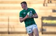 5 July 2022; Fionn Gibbons of Ireland scores try during the Six Nations U20 summer series match between Ireland and England at Payanini Centre in Verona, Italy. Photo by Roberto Bregani/Sportsfile