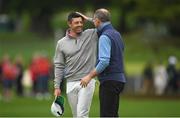 5 July 2022; Rory McIlroy of Northern Ireland with former Republic of Ireland manager Martin O'Neill during day two of the JP McManus Pro-Am at Adare Manor Golf Club in Adare, Limerick. Photo by Eóin Noonan/Sportsfile