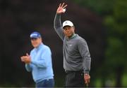 5 July 2022; Tiger Woods of USA after finishing his round on day two of the JP McManus Pro-Am at Adare Manor Golf Club in Adare, Limerick. Photo by Ramsey Cardy/Sportsfile
