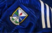 30 June 2022; A detailed view of the Cavan jersey during a Cavan football squad portrait session at Kingspan Breffni in Cavan. Photo by Sam Barnes/Sportsfile