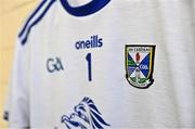 30 June 2022; A detailed view of the Cavan jersey during a Cavan football squad portrait session at Kingspan Breffni in Cavan. Photo by Sam Barnes/Sportsfile