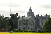 4 July 2022; Rory McIlroy of Northern Ireland chips onto the 18th green during day one of the JP McManus Pro-Am at Adare Manor Golf Club in Adare, Limerick. Photo by Ramsey Cardy/Sportsfile