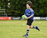 6 July 2022; Barra Thomas, aged 7, during the 2022 Bank of Ireland Leinster Rugby Inclusion Camp at St Mary's College RFC in Dublin. Photo by Sam Barnes/Sportsfile