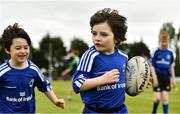 6 July 2022; Ed Fagan, aged 7, centre, during the 2022 Bank of Ireland Leinster Rugby Inclusion Camp at St Mary's College RFC in Dublin. Photo by Sam Barnes/Sportsfile