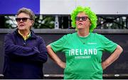 6 July 2022; Supporters of Ireland before the FIH Women's Hockey World Cup Pool A match between Ireland and Germany at Wagener Stadium in Amstelveen, Netherlands. Photo by Jeroen Meuwse/Sportsfile