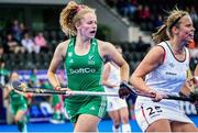 6 July 2022; Michelle Carey of Ireland during the FIH Women's Hockey World Cup Pool A match between Ireland and Germany at Wagener Stadium in Amstelveen, Netherlands. Photo by Jeroen Meuwsen/Sportsfile