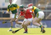 16 May 2004; Jerry O'Connor, Cork, in action against Aidan Cronin, Kerry. Guinness Munster Senior Hurling Championship, Cork v Kerry, Pairc Ui Chaoimh, Cork. Picture credit; Brendan Moran / SPORTSFILE