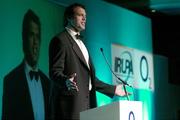 19 May 2004; Former England rugby International Martin Bayfield speaking at the O2 Irish Rugby Union Players Association Awards at the Burlington Hotel, Dublin. Picture credit; Brendan Moran / SPORTSFILE