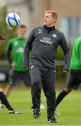 9 August 2013; Glasgow Celtic manager Neil Lennon during squad training ahead of the Dublin Decider against Liverpool on Saturday. Glasgow Celtic Squad Training, Gannon Park, Malahide, Dublin. Picture credit: David Maher / SPORTSFILE