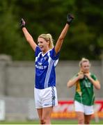 10 August 2013; Aisling Quigley, Laois, celebrate after the game. TG4 All-Ireland Ladies Football Senior Championship, Round 2, Qualifier, Laois v Meath, St. Brendan’s Park, Birr, Co. Offaly. Photo by Sportsfile