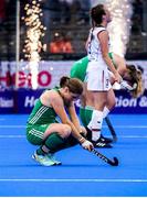 6 July 2022; Kathryn Mullan of Ireland looks dejected after the FIH Women's Hockey World Cup Pool A match between Ireland and Germany at Wagener Stadium in Amstelveen, Netherlands. Photo by Jeroen Meuwsen/Sportsfile
