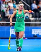 6 July 2022; Elena Tice of Ireland during the FIH Women's Hockey World Cup Pool A match between Ireland and Germany at Wagener Stadium in Amstelveen, Netherlands. Photo by Jeroen Meuwsen/Sportsfile