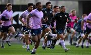 7 July 2022; Aaron Smith, right, during New Zealand rugby squad training at Forsyth Barr Stadium in Dunedin, New Zealand. Photo by Brendan Moran/Sportsfile