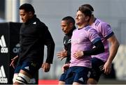 7 July 2022; Beauden Barrett during New Zealand rugby squad training at Forsyth Barr Stadium in Dunedin, New Zealand. Photo by Brendan Moran/Sportsfile