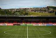 7 July 2022; A general view of The Ryan McBride Brandywell Stadium before the UEFA Europa Conference League 2022/23 First Qualifying Round First Leg match between Derry City and Riga at the Ryan McBride Brandywell Stadium in Derry. Photo by Stephen McCarthy/Sportsfile