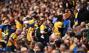 2 July 2022; Clare supporters leaving their seats during the GAA Hurling All-Ireland Senior Championship Semi-Final match between Kilkenny and Clare at Croke Park in Dublin. Photo by Piaras Ó Mídheach/Sportsfile