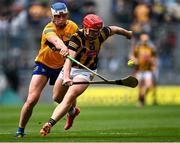 2 July 2022; Adrian Mullen of Kilkenny in action against Diarmuid Ryan of Clare during the GAA Hurling All-Ireland Senior Championship Semi-Final match between Kilkenny and Clare at Croke Park in Dublin. Photo by Piaras Ó Mídheach/Sportsfile