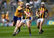 2 July 2022; Cian Kenny of Kilkenny in action against David Fitzgerald of Clare during the GAA Hurling All-Ireland Senior Championship Semi-Final match between Kilkenny and Clare at Croke Park in Dublin. Photo by Piaras Ó Mídheach/Sportsfile