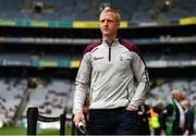 3 July 2022; Galway manager Henry Shefflin walks the pitch before the GAA Hurling All-Ireland Senior Championship Semi-Final match between Limerick and Galway at Croke Park in Dublin. Photo by Sam Barnes/Sportsfile