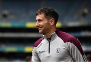 3 July 2022; Padraic Mannion of Galway walks the pitch before the GAA Hurling All-Ireland Senior Championship Semi-Final match between Limerick and Galway at Croke Park in Dublin. Photo by Sam Barnes/Sportsfile