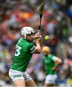 3 July 2022; Aaron Gillane of Limerick during the GAA Hurling All-Ireland Senior Championship Semi-Final match between Limerick and Galway at Croke Park in Dublin. Photo by Sam Barnes/Sportsfile