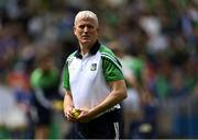 3 July 2022; Limerick manager John Kiely before the GAA Hurling All-Ireland Senior Championship Semi-Final match between Limerick and Galway at Croke Park in Dublin. Photo by Piaras Ó Mídheach/Sportsfile