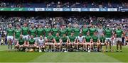 3 July 2022; The Limerick squad before the GAA Hurling All-Ireland Senior Championship Semi-Final match between Limerick and Galway at Croke Park in Dublin. Photo by Piaras Ó Mídheach/Sportsfile