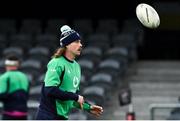 8 July 2022; Mack Hansen during the Ireland rugby squad captain's run at Forsyth Barr Stadium in Dunedin, New Zealand. Photo by Brendan Moran/Sportsfile