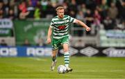 5 July 2022; Sean Hoare of Shamrock Rovers during the UEFA Champions League 2022/23 First Qualifying Round First Leg match between Shamrock Rovers and Hibernians at Tallaght Stadium in Dublin. Photo by Stephen McCarthy/Sportsfile