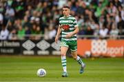 5 July 2022; Gary O'Neill of Shamrock Rovers during the UEFA Champions League 2022/23 First Qualifying Round First Leg match between Shamrock Rovers and Hibernians at Tallaght Stadium in Dublin. Photo by Stephen McCarthy/Sportsfile