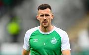 5 July 2022; Aaron Greene of Shamrock Rovers before the UEFA Champions League 2022/23 First Qualifying Round First Leg match between Shamrock Rovers and Hibernians at Tallaght Stadium in Dublin. Photo by Stephen McCarthy/Sportsfile