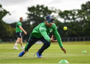 08 July 2022; Simi Singh during an Ireland mens cricket training session at Malahide Cricket Club in Dublin. Photo by Ramsey Cardy/Sportsfile