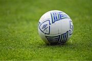 27 June 2022; A general view of a football at the SSE Airtricity League Premier Division match between St Patrick's Athletic and Shamrock Rovers at Richmond Park in Dublin. Photo by Piaras Ó Mídheach/Sportsfile