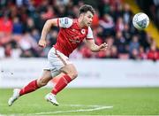 27 June 2022; Adam O'Reilly of St Patrick's Athletic during the SSE Airtricity League Premier Division match between St Patrick's Athletic and Shamrock Rovers at Richmond Park in Dublin. Photo by Piaras Ó Mídheach/Sportsfile