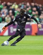 27 June 2022; St Patrick's Athletic goalkeeper Joseph Anang during the SSE Airtricity League Premier Division match between St Patrick's Athletic and Shamrock Rovers at Richmond Park in Dublin. Photo by Piaras Ó Mídheach/Sportsfile