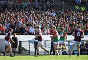 8 July 2022; Spectators during the Electric Ireland GAA Football All-Ireland Minor Championship Final match between Galway and Mayo at Dr Hyde Park in Roscommon. Photo by Piaras Ó Mídheach/Sportsfile