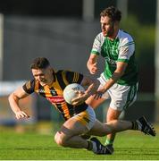 8 July 2022; Paul Murphy of Kilkenny in action against Alfie McNulty of London during the GAA Football All-Ireland Junior Championship Semi-Final match between Kilkenny and London at the GAA National Games Development Centre in Abbotstown, Dublin. Photo by Stephen McCarthy/Sportsfile