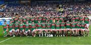8 July 2022; The Mayo squad before the Electric Ireland GAA Football All-Ireland Minor Championship Final match between Galway and Mayo at Dr Hyde Park in Roscommon. Photo by Piaras Ó Mídheach/Sportsfile
