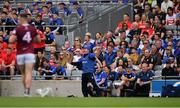 9 July 2022; Cavan manager Mickey Graham reacts during the Tailteann Cup Final match between Cavan and Westmeath at Croke Park in Dublin. Photo by Ray McManus/Sportsfile