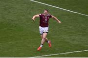 9 July 2022; Kieran Martin of Westmeath celebrates after scoring his side's second goal during the Tailteann Cup Final match between Cavan and Westmeath at Croke Park in Dublin. Photo by Daire Brennan/Sportsfile