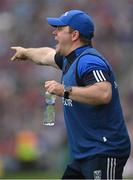 9 July 2022; Cavan manager Mickey Graham during the Tailteann Cup Final match between Cavan and Westmeath at Croke Park in Dublin. Photo by Ramsey Cardy/Sportsfile