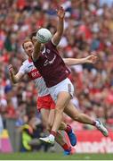 9 July 2022; Paul Conroy of Galway in action against Conor Glass of Derry during the GAA Football All-Ireland Senior Championship Semi-Final match between Derry and Galway at Croke Park in Dublin. Photo by Ramsey Cardy/Sportsfile