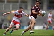 9 July 2022; Paul Conroy of Galway in action against Gareth McKinless of Derry during the GAA Football All-Ireland Senior Championship Semi-Final match between Derry and Galway at Croke Park in Dublin. Photo by Stephen McCarthy/Sportsfile