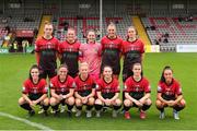 9 July 2022; The Bohemians team before the EVOKE.ie FAI Women's Cup First Round match between Bohemians and Galway WFC at Dalymount Park in Dublin. Photo by Michael P Ryan/Sportsfile