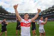 9 July 2022; Shane Walsh of Galway celebrates after the GAA Football All-Ireland Senior Championship Semi-Final match between Derry and Galway at Croke Park in Dublin. Photo by Ramsey Cardy/Sportsfile